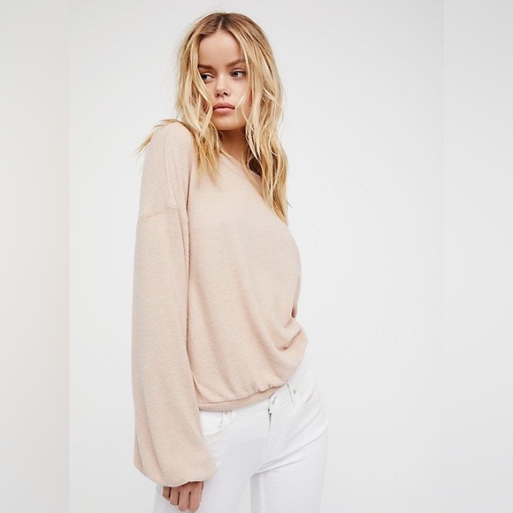 Free People | TGIF | Blush | Sweatshirt - Picture 2 of 12